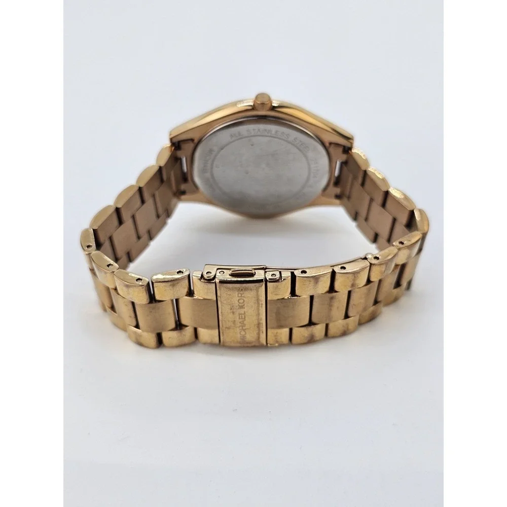 Michael Kors Women's Watch 42MM Rose Gold Dial Rose Gold Bands‎ 7